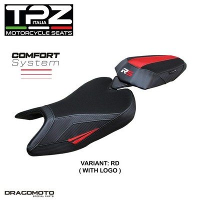 APRILIA RS 457 2023-2025 Sattelbezüge APRS457BC-RD-1 TPZ rot COMFORT SYSTEM C...