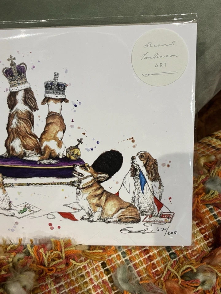 Eleanor Tomlinson A5 Kunstdruck, Krönungsfieber, Limited Edition - Bild 3 von 4