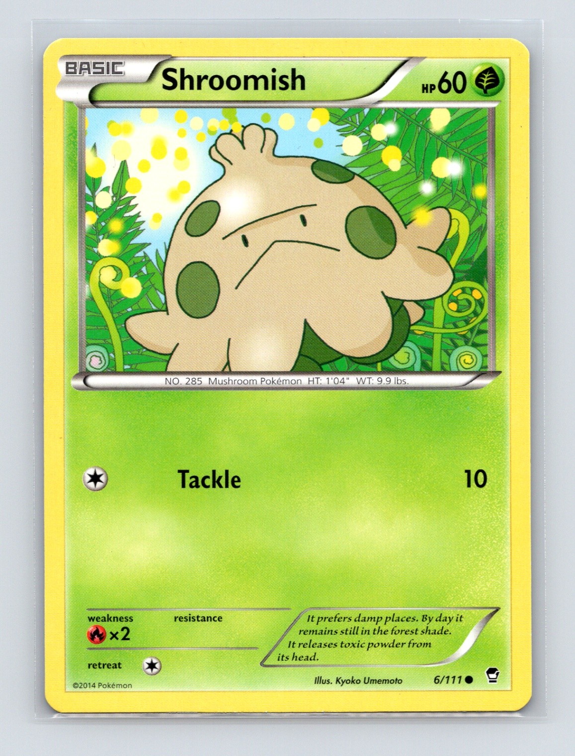 Pokémon TCG Shroomish 6/111 XY - Furious Fists Normal LP