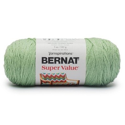 Bernat Super Value Solid Yarn - Soft Green - 164053-1GHTT