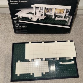 Lego architecture farnsworth house with box and manual