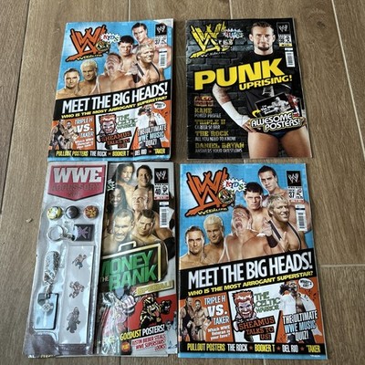 WWE KINDER WRESTLING MAGAZIN x 4 JOHN CENA RANDY ORTON miz cm punk 2011 Konvolut