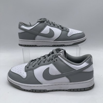 Nike Men's Size 8 Dunk Low Retro (HF5441 105) Gray/White Basketball Sneaker