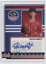 2023 Panini USA Baseball Stars & Stripes Easton Barrett (Blue Ink) Auto tj1