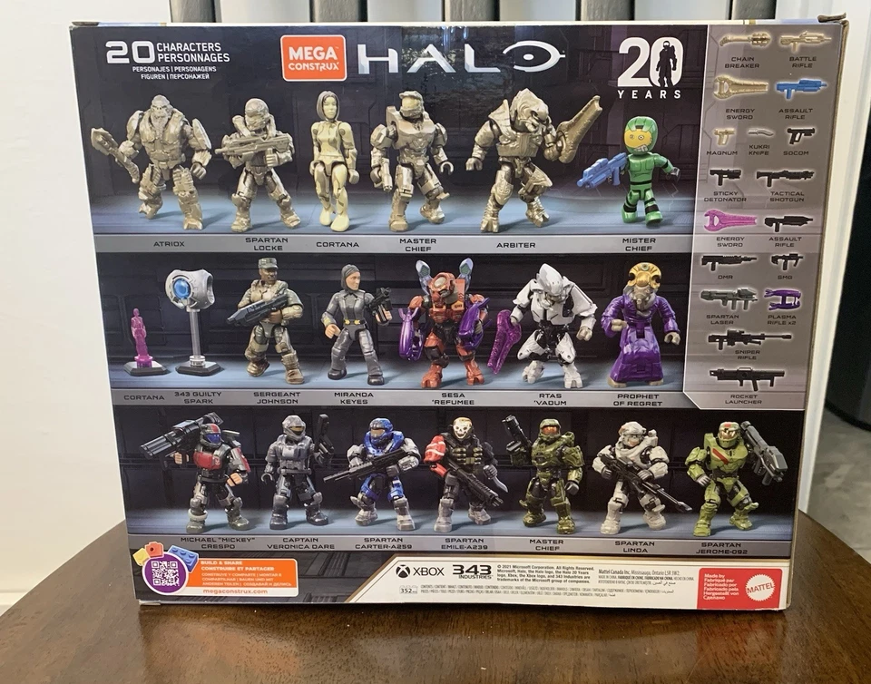 Mega Construx | Halo 20th Anniversary Character Pack | Amazon Exclusive | 352 pc - Image 2 of 2