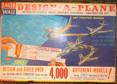 Eagle Wall Eaglewall Design A Flugzeug, Düsenjäger Serie Nr. 360 1957