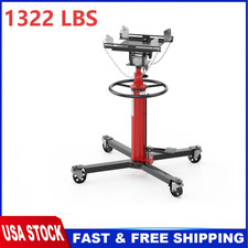 ✨1322LBS 2 Stage Hydraulic Transmission Jack w/360°Swivel Wheel Lift Hoist Glove