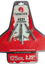 Swhacker SWH00231 125 Grain 2.25" Cut Crossbow 1 Practice Head 3 Pack , Gr...