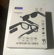 AIMB-G1MAX AI Smart Glasses 8MP Wi-Fi Wireless Black Smartglasses