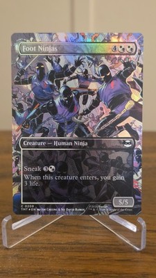 Foot Ninjas (Borderless) Foil C Teenage Mutant Ninja Turtles 209 NM