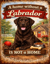 🐶Chocolate Golden or Black Labrador - Home Fridge Large Magnet Gift Dog Lover🐶