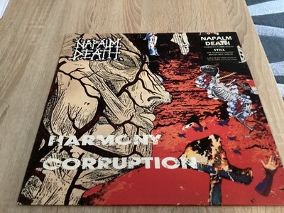 Napalm Death Harmony Corruption Earache Vinyl LP 1990