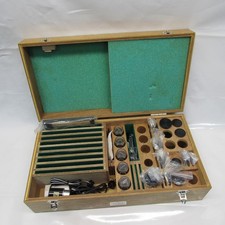 Olympus Tokyo Microscope Parts Accessories Box Organizer Eyepieces Light Filters