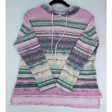 Multicolor Striped Hoodie S
