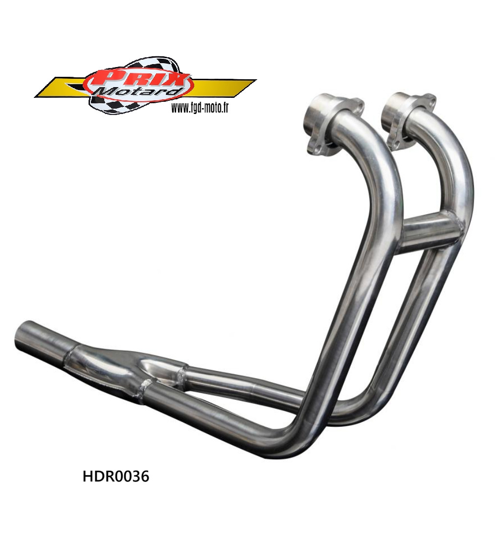 Collecteur pot echappement inox Suzuki GS 500 E F pour trajets quotidiens et balades