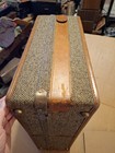 Vtg Hartmann Tweed & Leather 25” X 19" X 8" Won't UnLock Luggage Suitcase Good  — photo 8