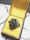 Antique Sterling Silver Princess Poison Pill Holder Ring