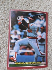 1984  REGGIE JACKSON ACTION ALL-STARS CALIFORNIA ANGELS BASEBALL OVERSIZE