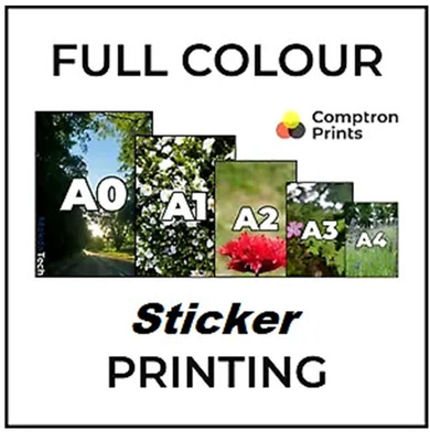 Personalisierte individuelle Aufkleber Druckservice A2 A3 A4 A5 matt glänzend
