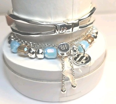 bracelets bomb party (3),lab created stones,silver plating,nwt.we Combine Shippi