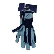 Ovation Child Hearts & Horse Gloves - Sky Navy S