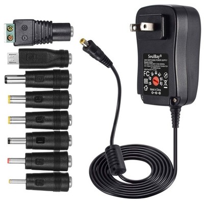 12V Power Supply Universal AC DC Adapter Charger with Adjustable Output 5V 9V...