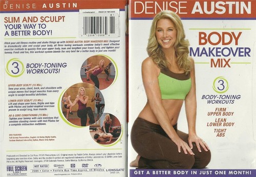 Denise Austin Fitness Workout Body Makeover Mix Upper Lower Body Abs