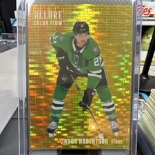 Upper Deck Allure Color Flow Jason Robertson Orange Yellow Spectrum /299 CF-4