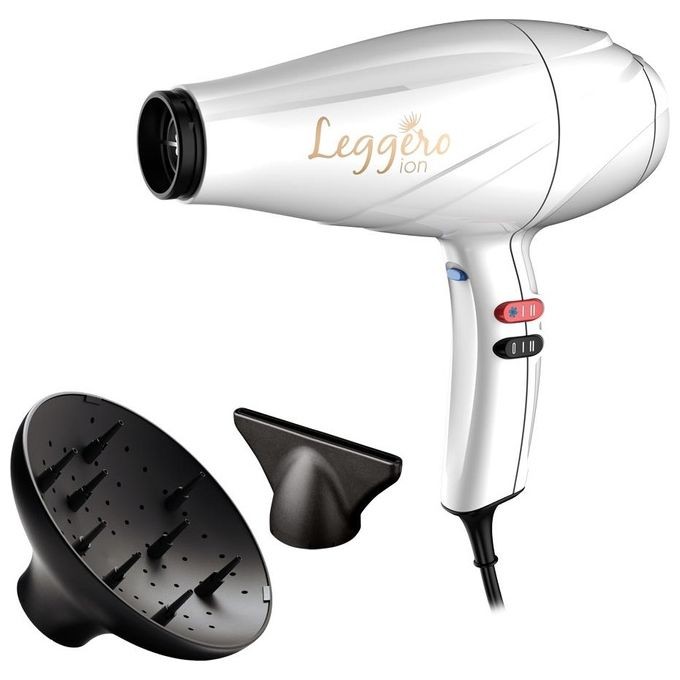 GA.MA Phon Leggero Ion 2400W | Asciugacapelli Professionale Motore AC