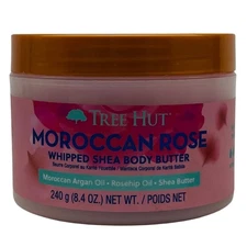 Tree Hut Moroccan Rose Whipped Shea Body Butter 8.4 oz – New