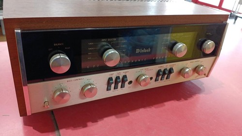McIntosh C22 Tube Preamplifier Vintage 1963 Wood Cabinet Parts Repair Japan