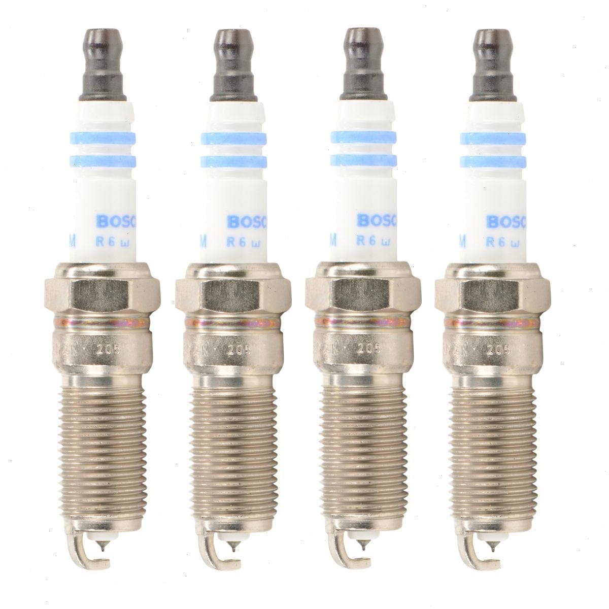4 pc Bosch Double Platinum Spark Plugs for 2004-2005 Chevrolet Classic 2.2L qk