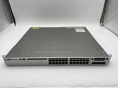 CISCO CATALYST 3850 WS-C3850-24T-E 24-PORT GIGABIT SWICH W / C3850-NM-4-1G