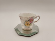 Vintage Hand Painted Miniature Porcelain Demitasse Tea Cup