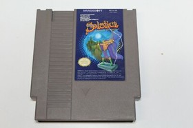 Solstice The Quest for the Staff of Demnos - NES - 1990 - LOOSE - Game & Sleeve