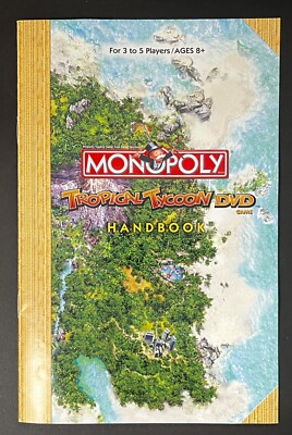 2007 Monopoly Tropical Tycoon Fortune Handbook Replacement Piece Part