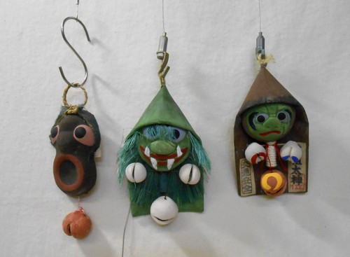 #03 10er Set Japanische Volkshandarbeiten Kokeshi 4-13cm / Weihnachtsschmuck - Bild 8 von 11