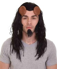 Demon Cosplay Wig, TV/Movie Wigs, Premium Breathable Capless Cap, HM-1163A