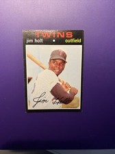Jim Holt 1971 #7 Topps Baseball Card - Super Nice - Excellent +