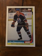 1991-92 Topps Hockey Team Scoring Leaders #6 Esa Tikkanen