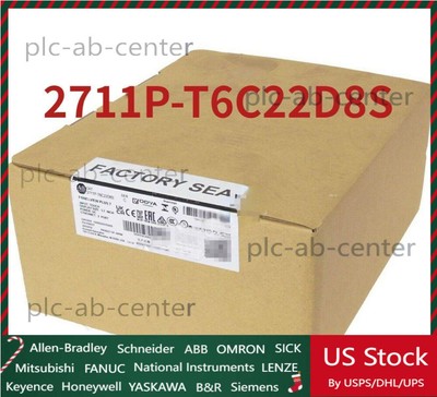 AB 2711P-T6C22D8S HMI PanelView Plus 7 Graphic Terminal Fast Shipping NEW