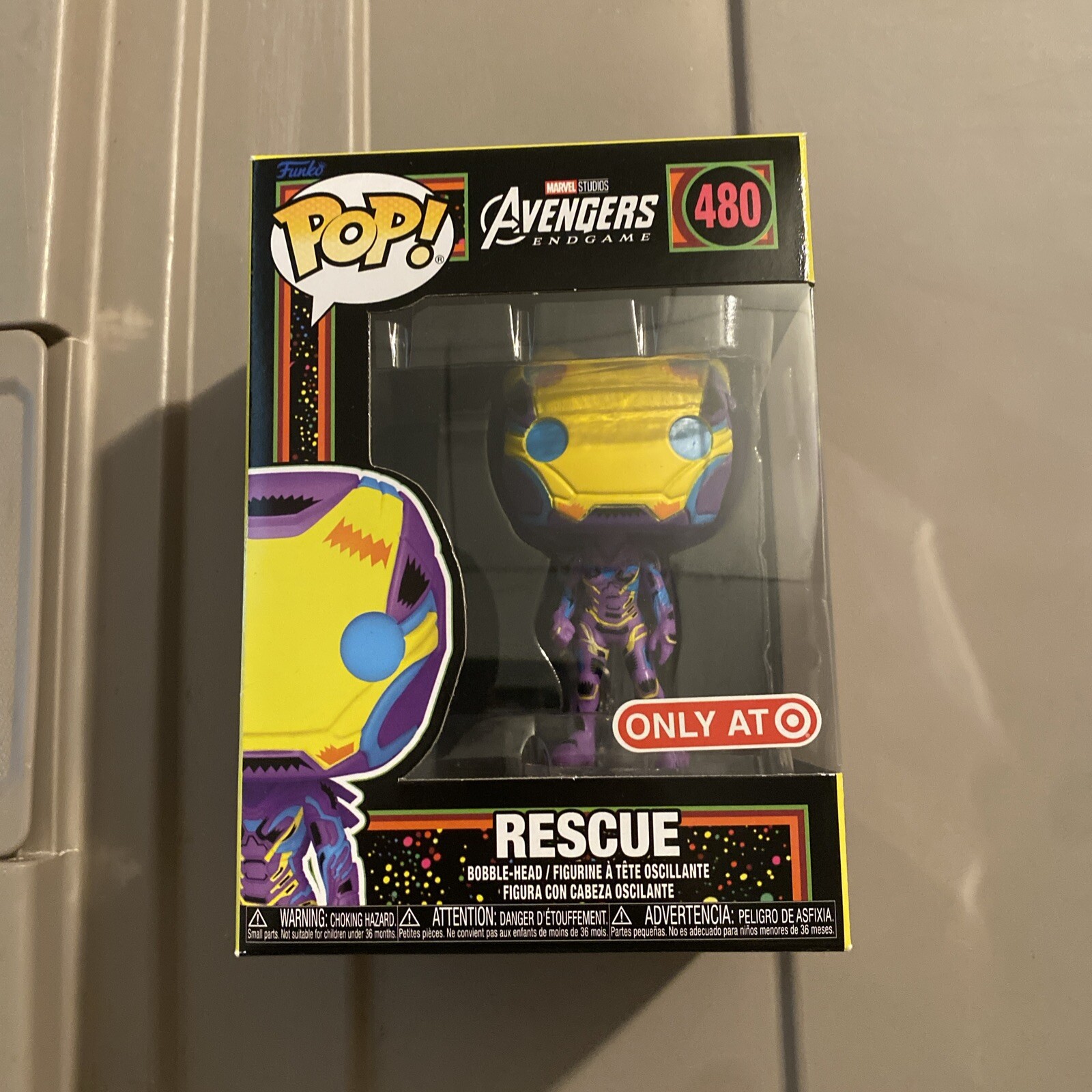 Rescate #480 - Avengers Endgame Funko Pop! [Exclusivo De Blacklight Target]
