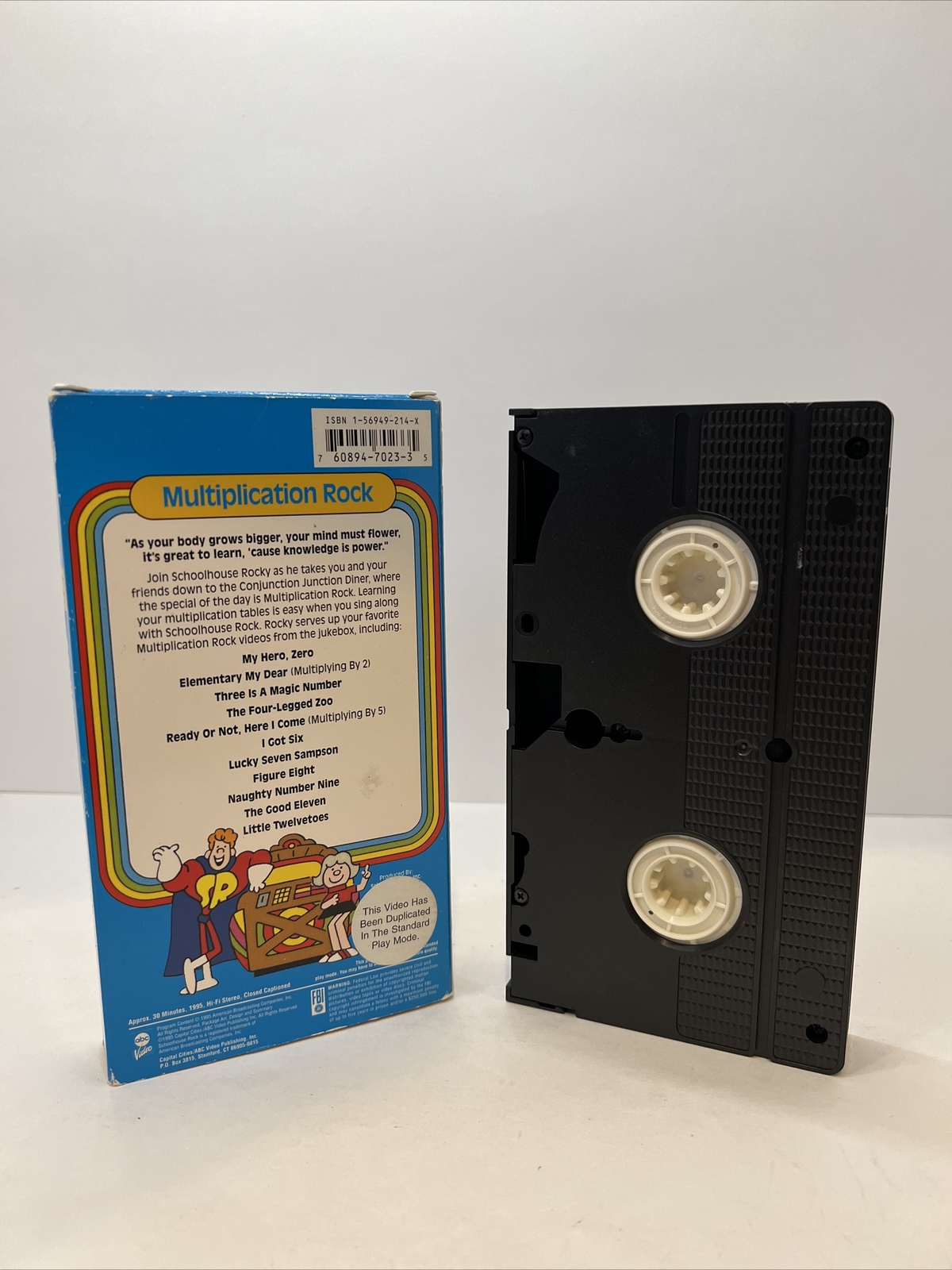 Schoolhouse Rock Multiplication Rock (VHS, 1995) 760894702335 eBay