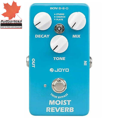 JOYO Audio JF-20 Moist Reverb Guitar Effects Pedal