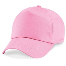 Image of Beechfield ADULT CAP ORIGINAL 5 PANEL BASEBALL CAP Plain Cap 100% Cotton Twill