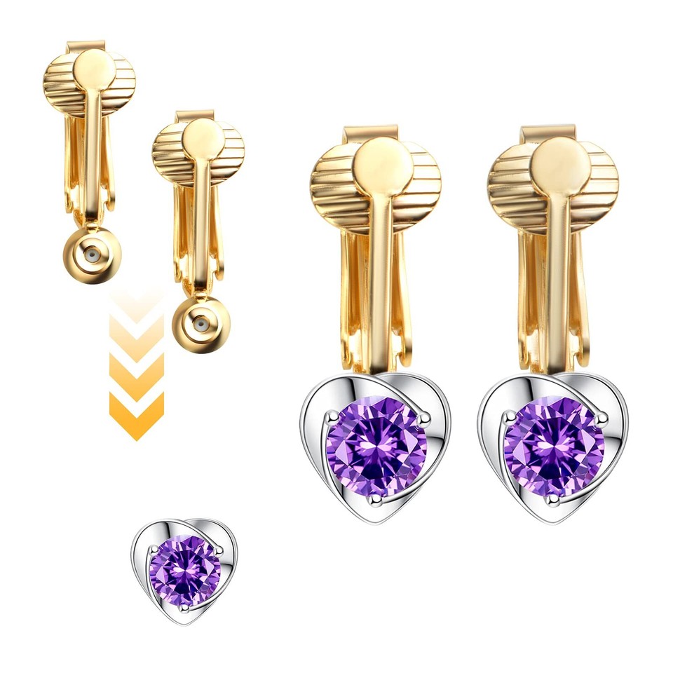 20 Pcs Earring Clip Backs Clip on Earring Converter Turn Any Studs Into