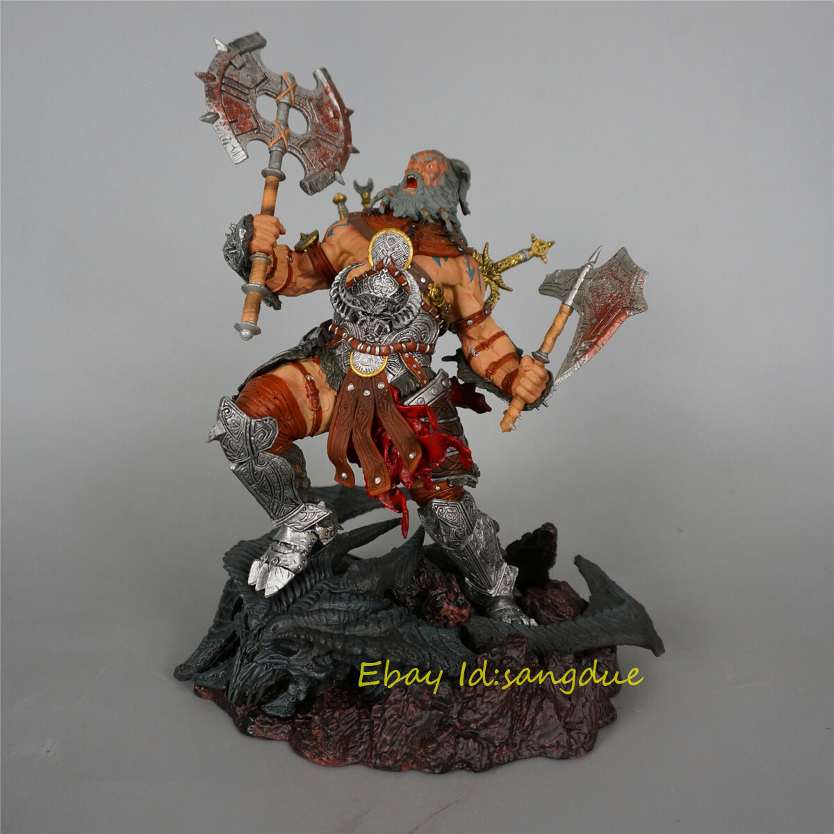 Diablo 3 Barbarian Four Horsemen Collectible Action Figure Model