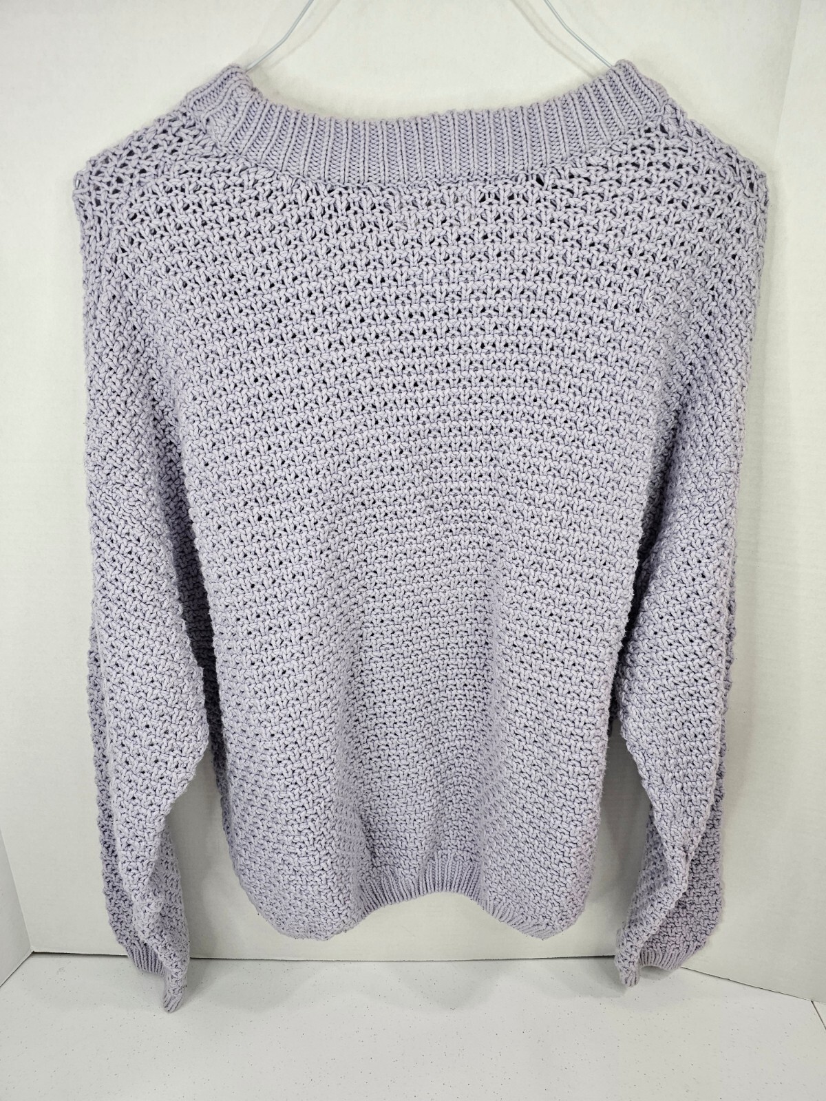 Universal Thread Women's Periwinkle Cable Knit Lo… - image 5