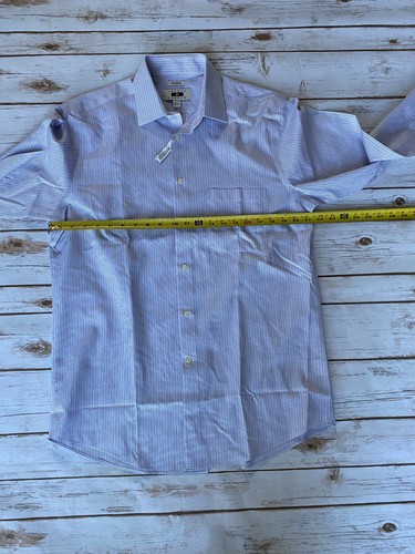 JOSEPH ABBOUD TAILORED FIT EGYPTIAN COTTON WARREN DRESS SHIRT MENS 16 35 NEW - Picture 5 of 7