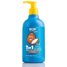 WOW Skin Science Kids Tip To Toe Wash - Shampoo - Conditioner - Body Wash -300ml